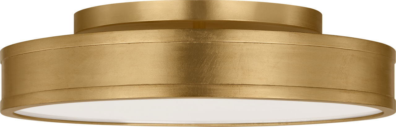 Radcliff Single Light Semi Flush Mount, Gild, 4" H x 16" W x 16" D