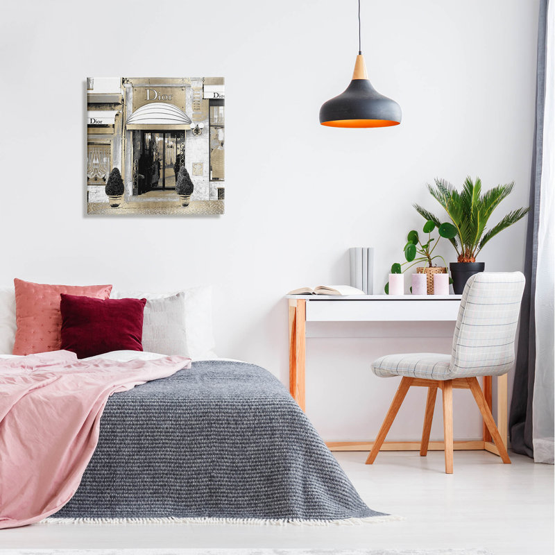 Art mural chic sur toile devant la mode chic par Madeline Blake, H 24 po x l 24 po x P 1,5 po