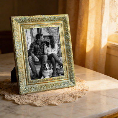 5" x 7" Antique Gold 1PC Picture Frame for Office Decor