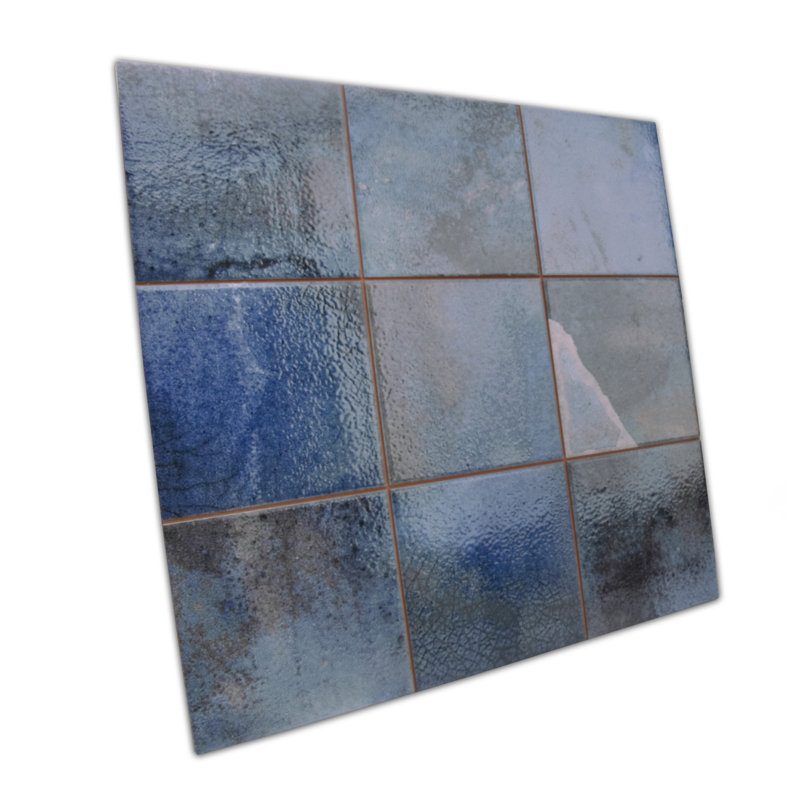 Kings Sea 13 In. X 13 In. Ceramic Floor And Wall Tile, Blue