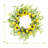 22"Yellow Sunflower And Lemon Spring Wreath