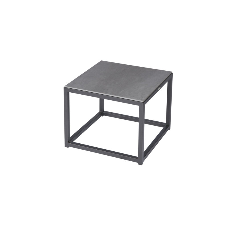 Equinox Outdoor Square Coffee Table, Black, Graphite