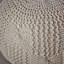 Pouf rond en coton Bordeaux-787361074