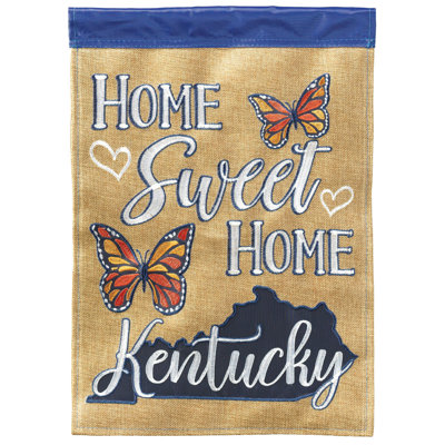 Drapeau de jardin en nylon 18 x 13 po Elaheh