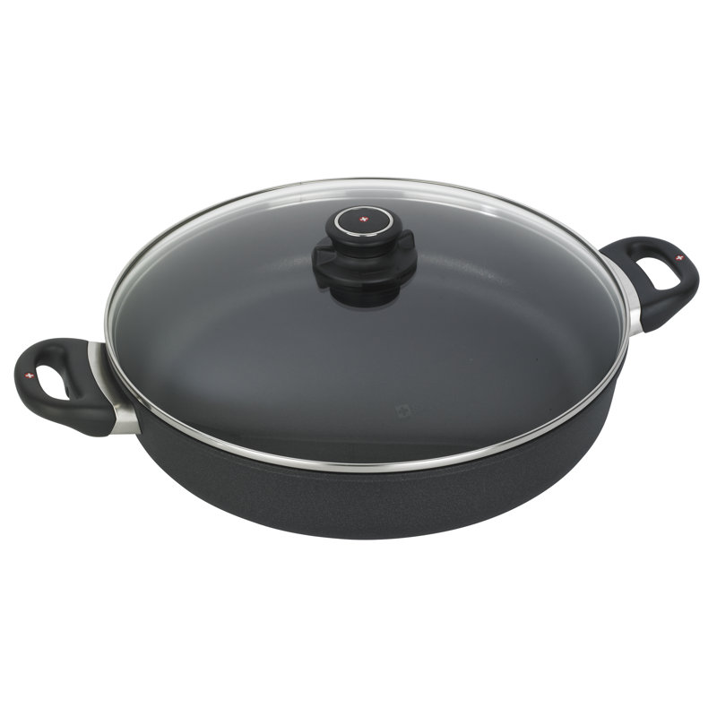 Non-Stick Aluminum Saute Pan with Lid, 4.8 Qt.
