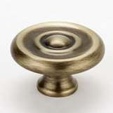 Poignée champignon, Antique English, H 1 po x l 1,5 po x P 0,6875 po