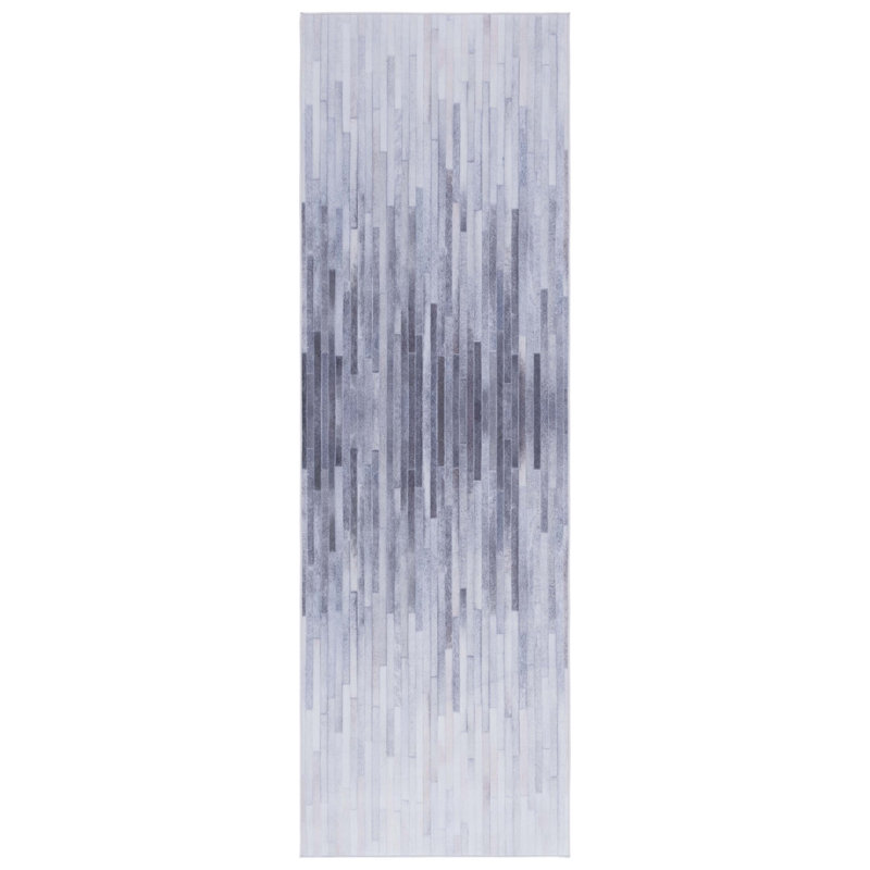 Aubrieana Performance Machine Washable Abstract Rug, Runner 2'6" x 8'