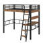 Lit mezzanine en métal avec bureau intégré-1569788057
