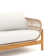 Ensemble de patio 4 pièces Lyal - causeuse, 2 chaises, table basse