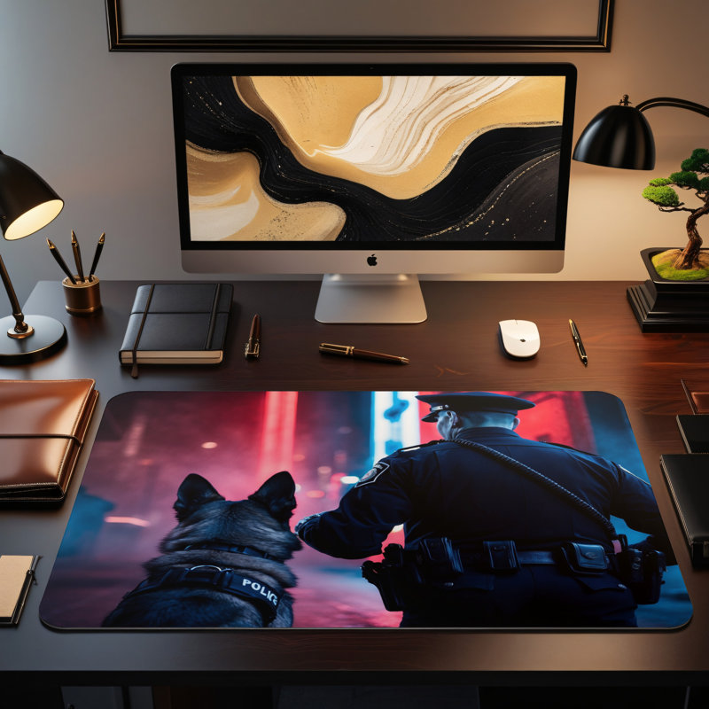 Polyester Desk Pad, 23.6x13.8