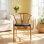Chaise d'appoint Christopher Knight Home l 21,75 po x P 21 po x H 30,5 po