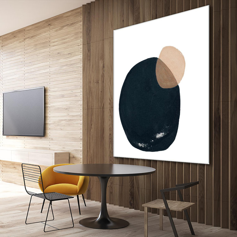 «Circular Abstraction», reproduction d'art sur toile géante 72 po x 72 po, H 72 po x l 72 po x P 1,5 po