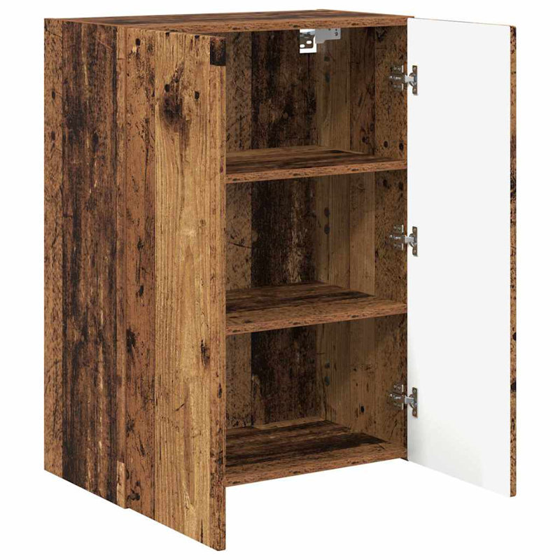 TV Stand for TVs up to 28", 80cm H x 59.5cm L x 31cm W, Old Wood
