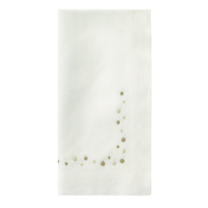 Dots 22" Napkin, Beige