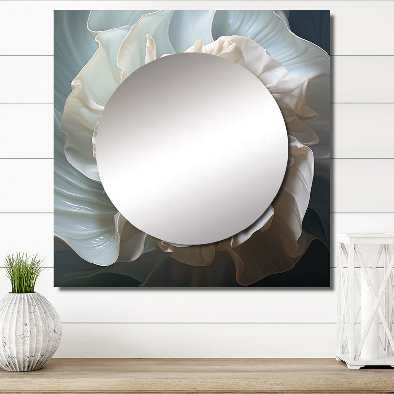 Art mural miroir Quinne, 36 po x 36 po