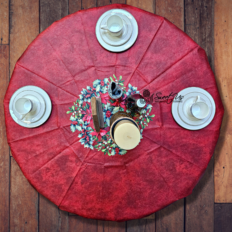 Nappe ronde, Rouge