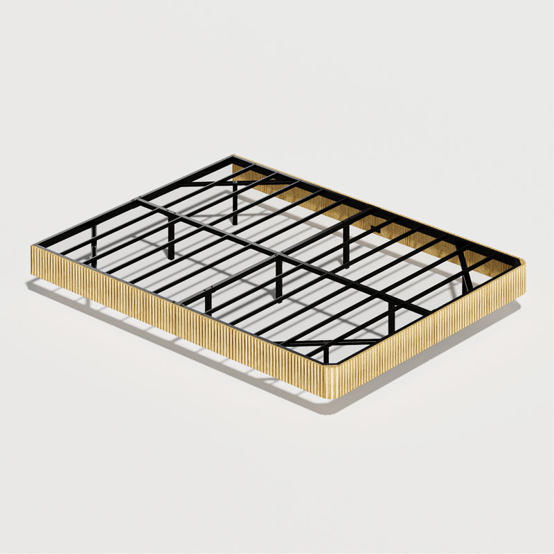 Queen Oak Floating Bed Frame, Wave Curve Wood Panel, Led Lights With 60000 + Color Combinations, Heavy Duty Metal Support, Concealed Internal Structure, Sound - Activated Flickering Effects, Texture,