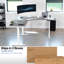 Bureau de coin courbé électrique 71 "x 71" VIVO (série E3CB2)-97838841