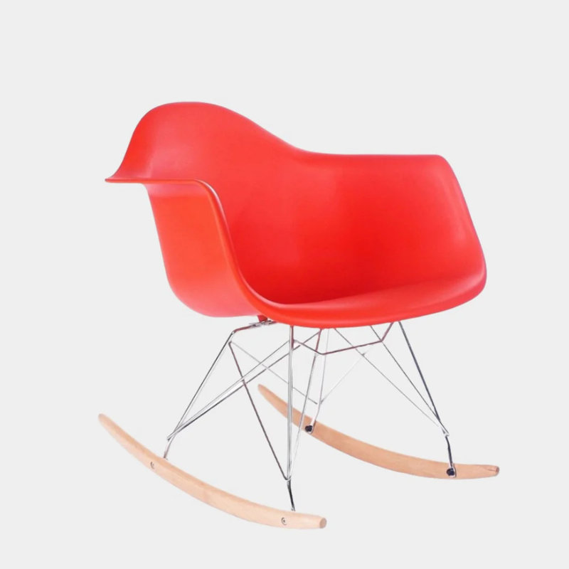 Chaise berçante pour enfants, Rouge