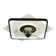 20" Shalon 3 - Blade LED Flush Mount Ceiling Fan with Remote Control and Dimmable Light