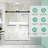 56" - 60" W x 58'' H Double Sliding Frameless Shower Door, 1/4" Clear Tempered Glass with Quiet Rollers, SGCC Certified-125018777-125018775-125018780