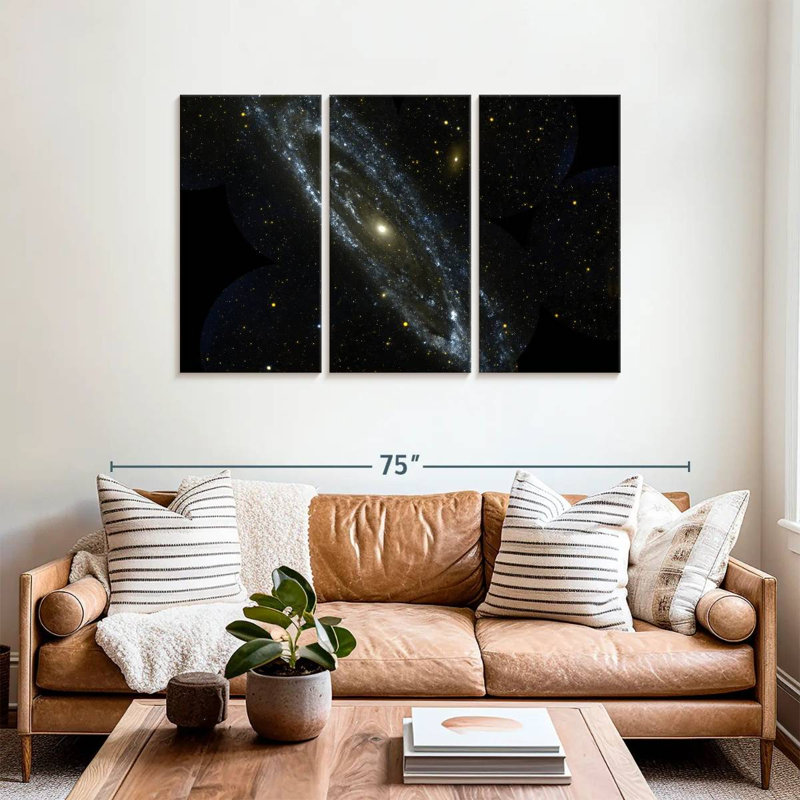 Oberle Andromeda Galaxy, 36" H x 57" W