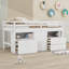 Lit pour enfant avec tiroirs et tablettes Jeani-1405053052