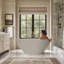 x 30.7'' Freestanding Soaking Solid Surface Bathtub-132231429