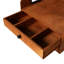 Organisateur de station de café rustique en bois avec 2 tiroirs, support de comptoir à 2 niveaux pour bar à café, sirops, K-Cups et accessoires de cuisine, l 14,4 po x P 8,8 po x H 10,7 po