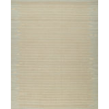 Striped Area Rug in Light Gray