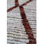 Moroccan One-of-a-Kind 3'4'' X 16'7'' New Age Runner Wool Area Rug in Ivory