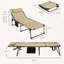Chaise longue pliante avec dossier inclinable à 5 niveaux Outsunny-1870394444