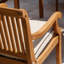 Ensemble de salle à manger d'extérieur Summerton pour 4 personnes en bois de teck avec table ronde-134724385-134724386