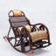 Chaise berçante simple en rotin simple tissé Creative