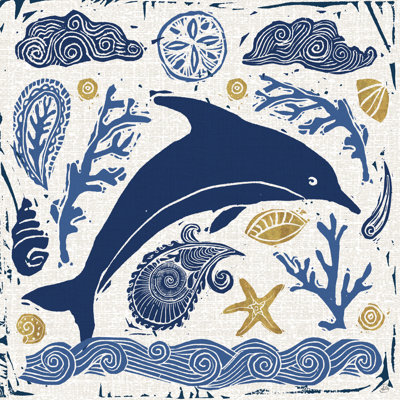 «Primitive Sea VIII» par Daphne Brissonnet, impression sur toile tendue