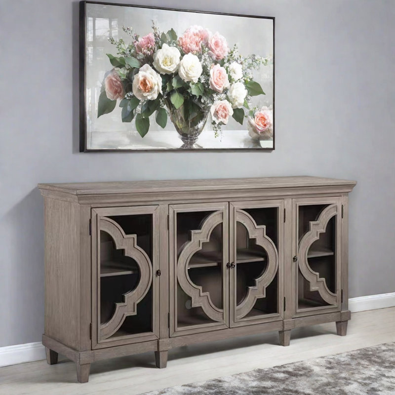 Buffet American Retro, H 33,46 po x l 62,99 po x P 17,72 po