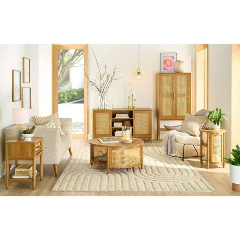 Ensemble de table de salon Anito, Brun