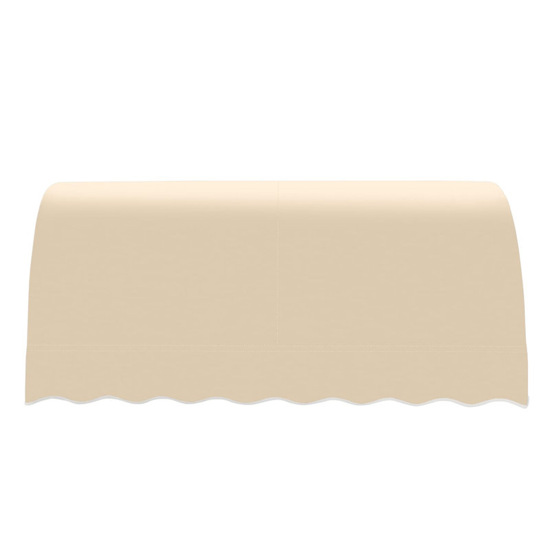 Auvent fixe en tissu acrylique Awann Savannah, Brun clair, H 44 po x l 64,5 po x P 36 po