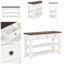 Console moderne en bois de pin massif avec 3 tiroirs et 2 tablettes-1830833609-1830833613