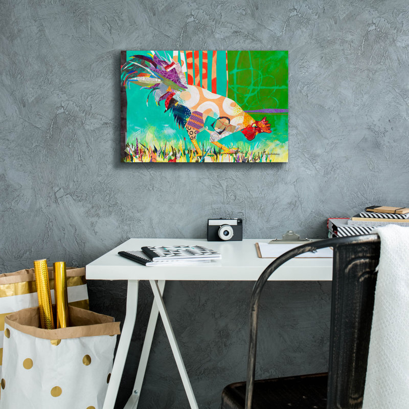 August Grove® 'Flamboyance' by Annelein Beukenkamp Canvas Wall Art, 12" H x 18" W x 0.75" D