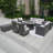 9 - Person Patio Conversation Set with Cushions-71058084