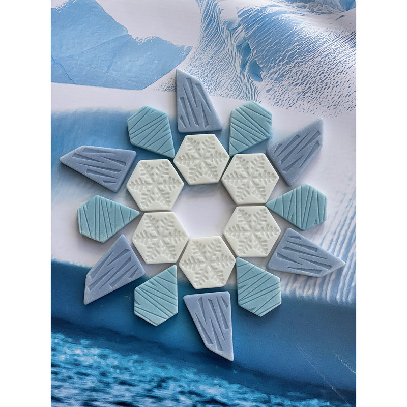 Ensemble de 18 pierres polaires Scenery