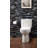 TOTO® Entrada™ Two-Piece Elongated 1.28 GPF Universal Height Toilet with Right-Hand Trip Lever, Cotton White-71206730-71206731