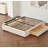 2 Wooden Large Drawers Upholstered Platform Storage Bed-661587842-648440124