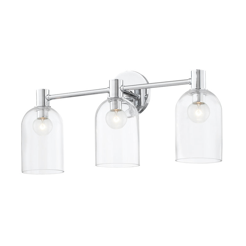 Paisley 3 Light Bath and Vanity, Polished Chrome