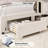 Burlyn Upholstered LED Bed Frame with Drawer & Adjustable Headboard-1210318531-1210572756