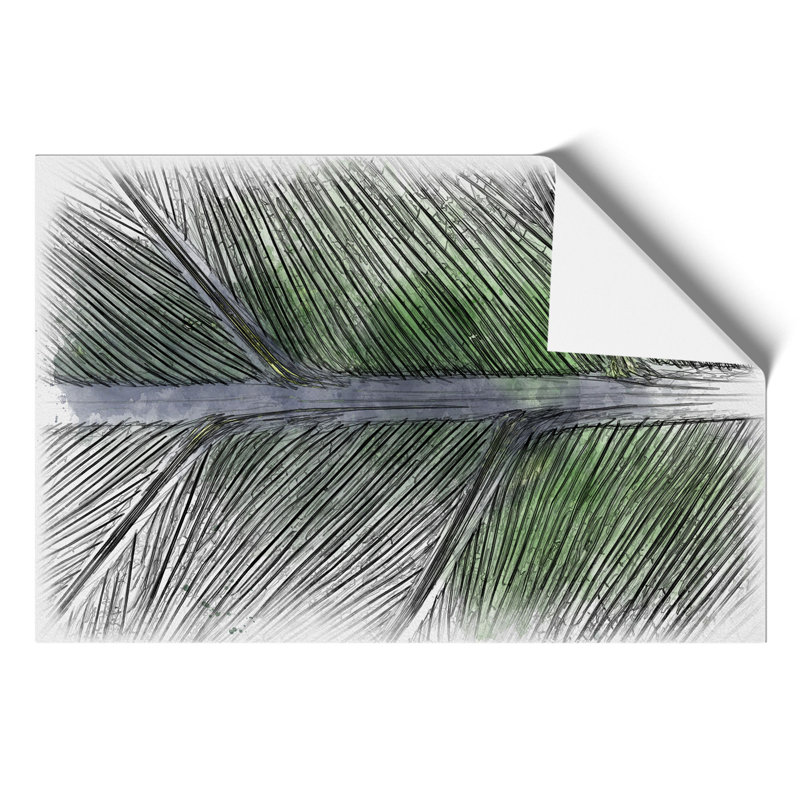 Leaf Detail Sketch - Frameless Print, 59cm H x 84cm W x 0.1cm D