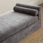 Banc rembourré avec deux coussins Modern Chenille-446880481