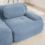 Canapé d'angle avec coussins en velours côtelé doux, aucun assemblage requis, base antidérapante pour plus de stabilité et de confort-849654004