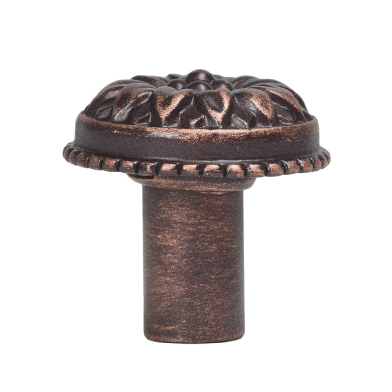 Acanthus large knob Rosette stylein Oil Rub Bronze, Oil Rubbed Bronze